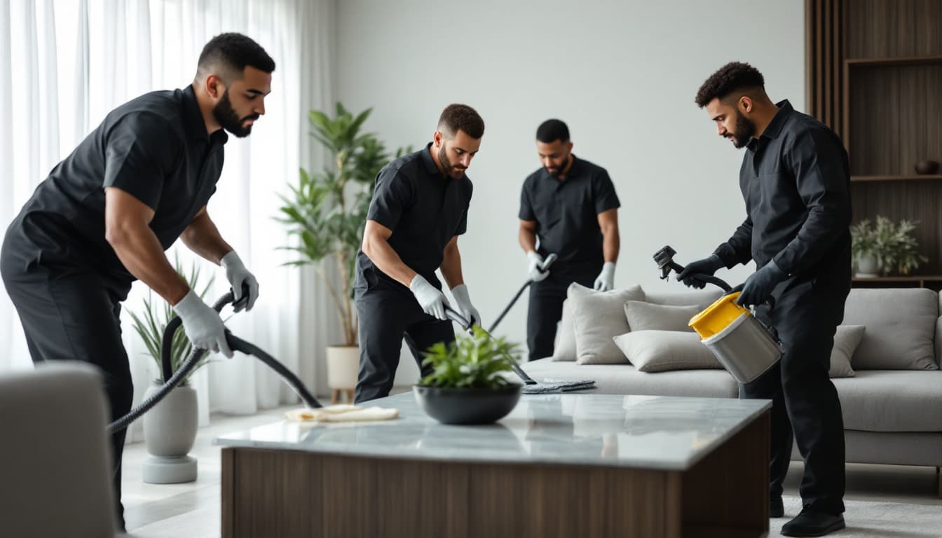 Nettoyage coordonné d’un logement
