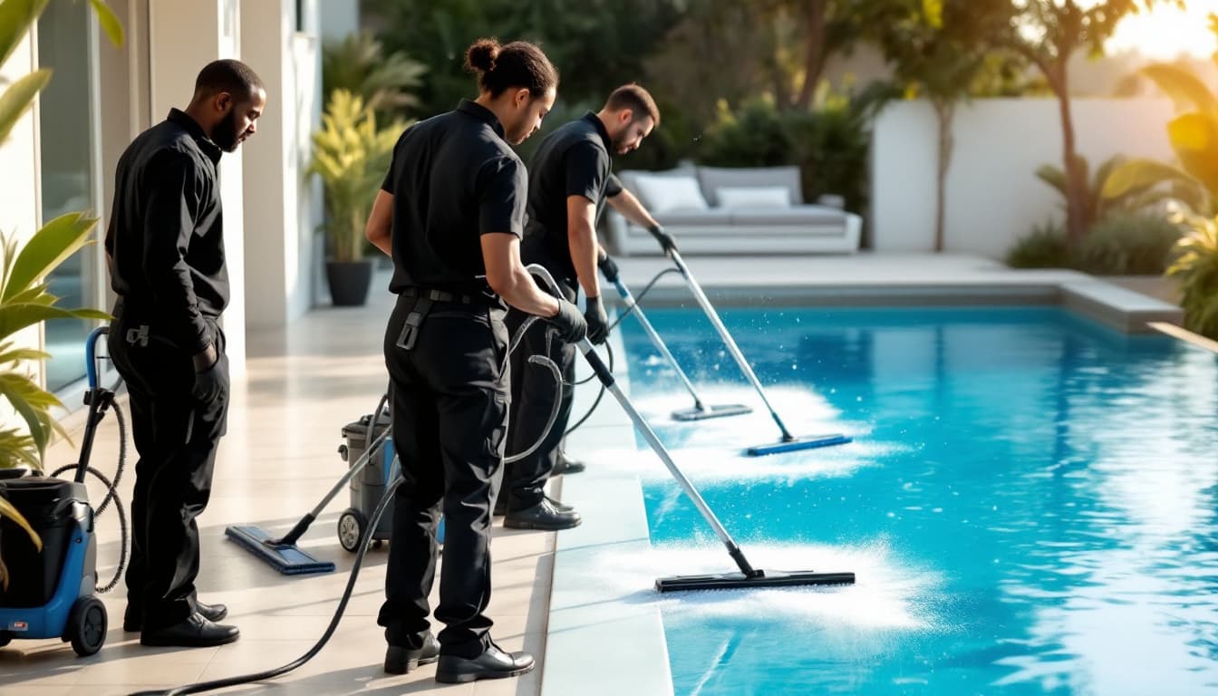 Nettoyage d’une piscine à domicile