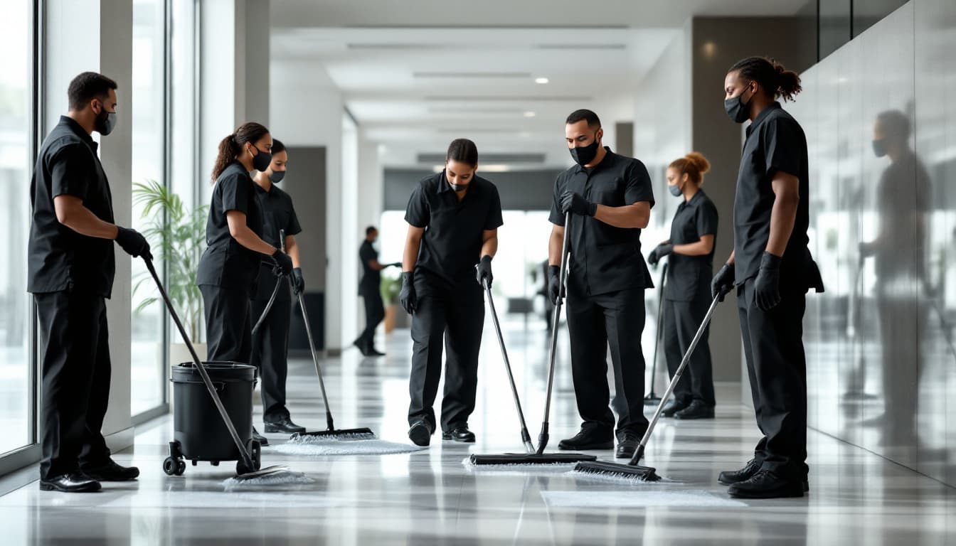 Équipe MBOA CLEAN et matériel de pointe